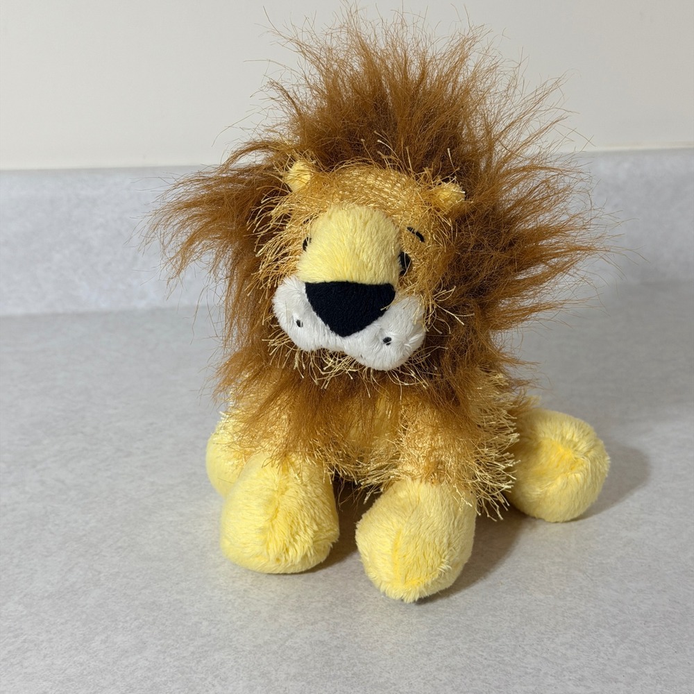 Ganz Webkinz Lion HM006 Yellow Brown Plush Stuffed Animal Toy KH166G